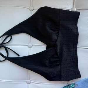 Kids Black Halter Top